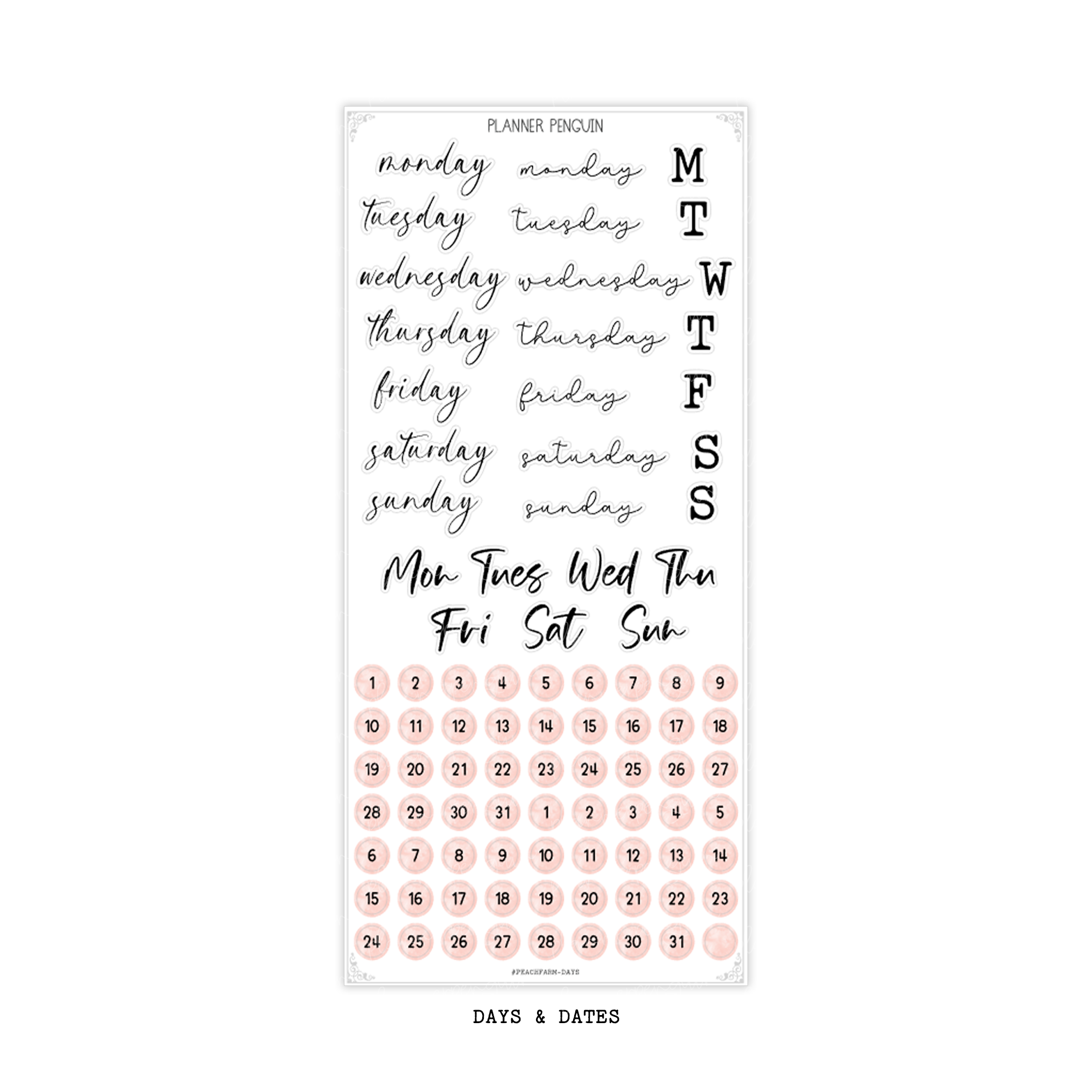 Peach Farm - Decorative Kit | #DK169