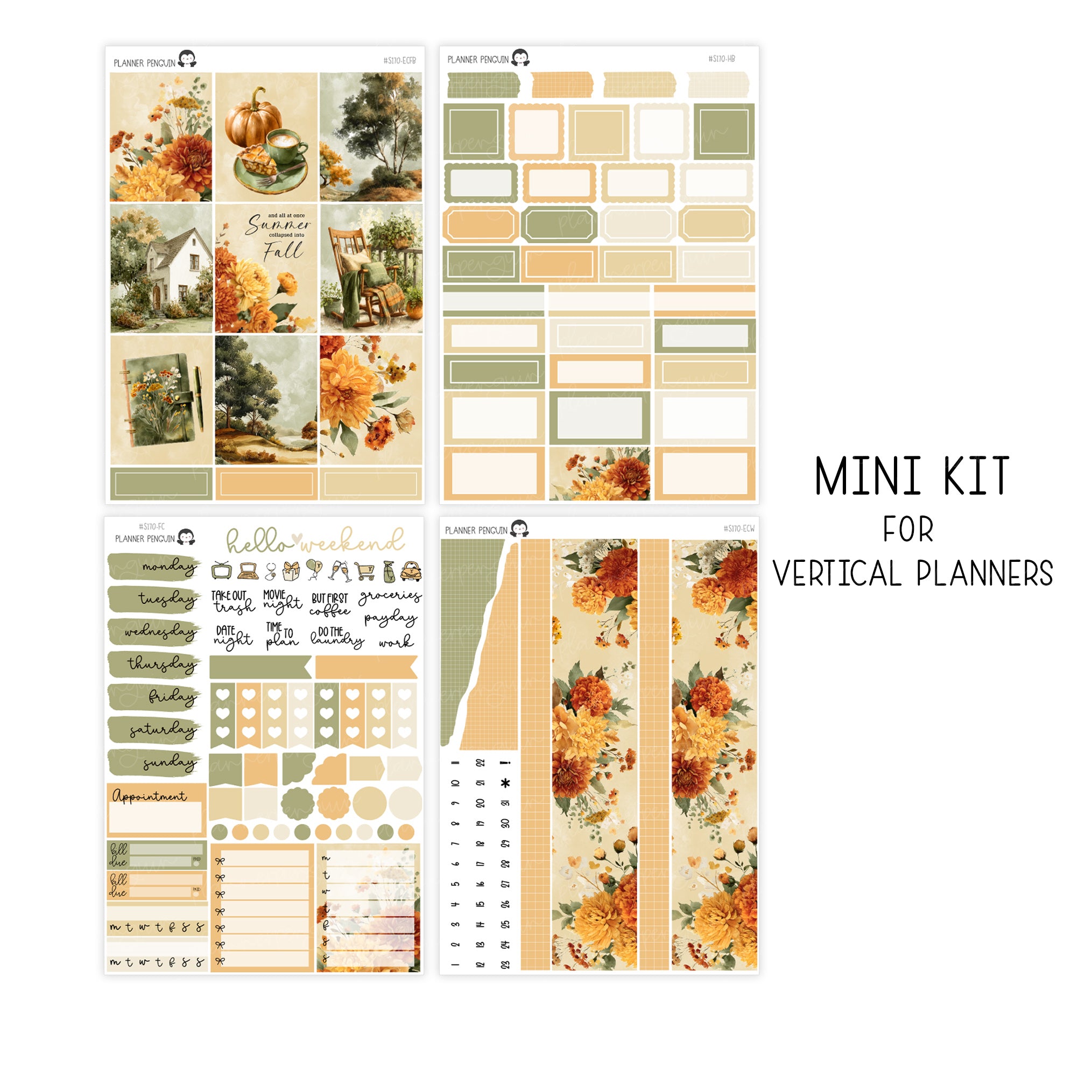 Autumn Whisper Weekly Kit