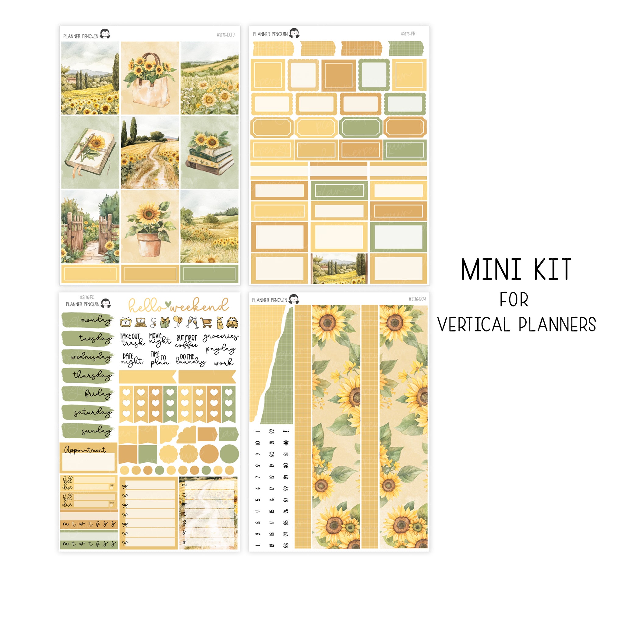 Sunflower Weekly Kit // #S176