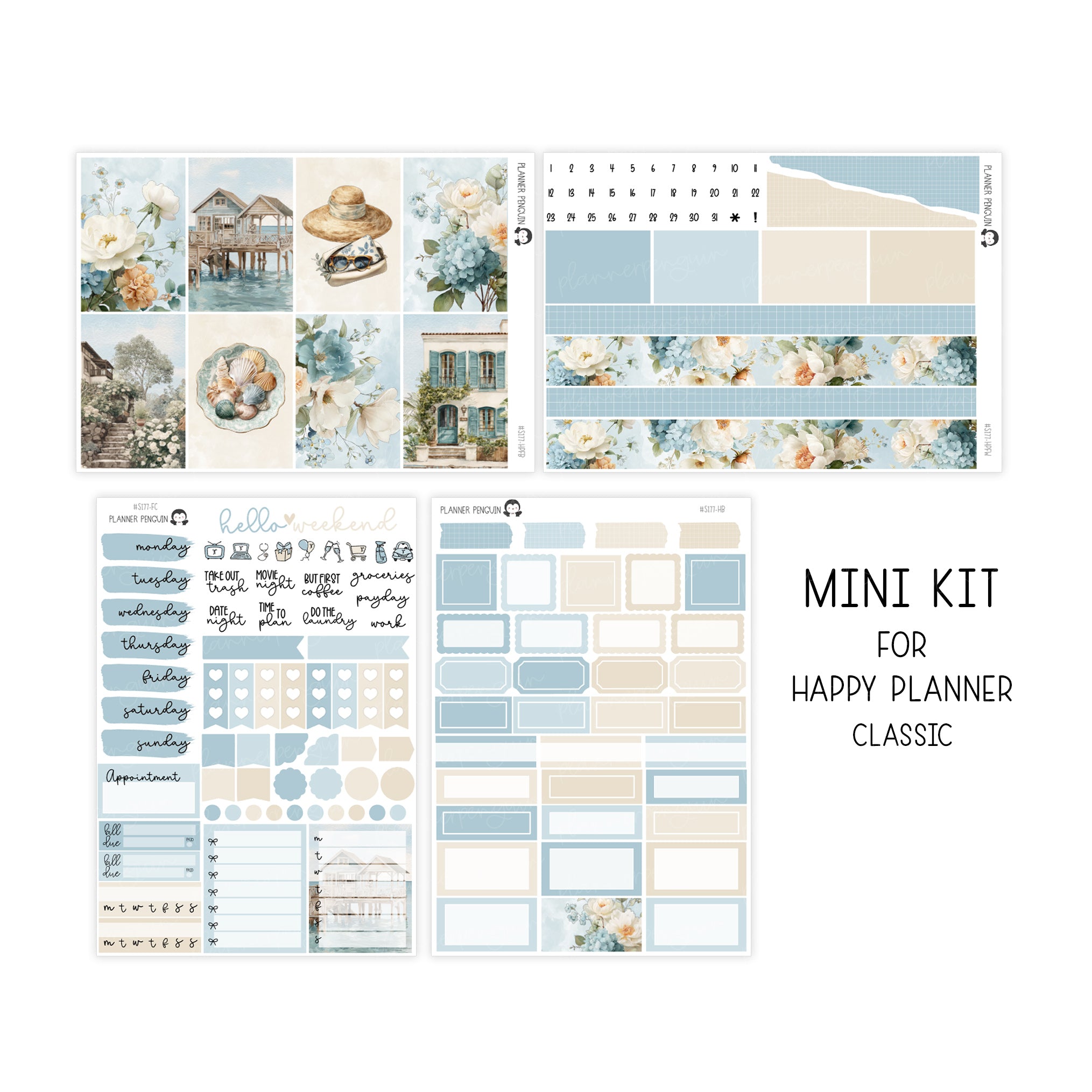 Coastal Charm Weekly Kit