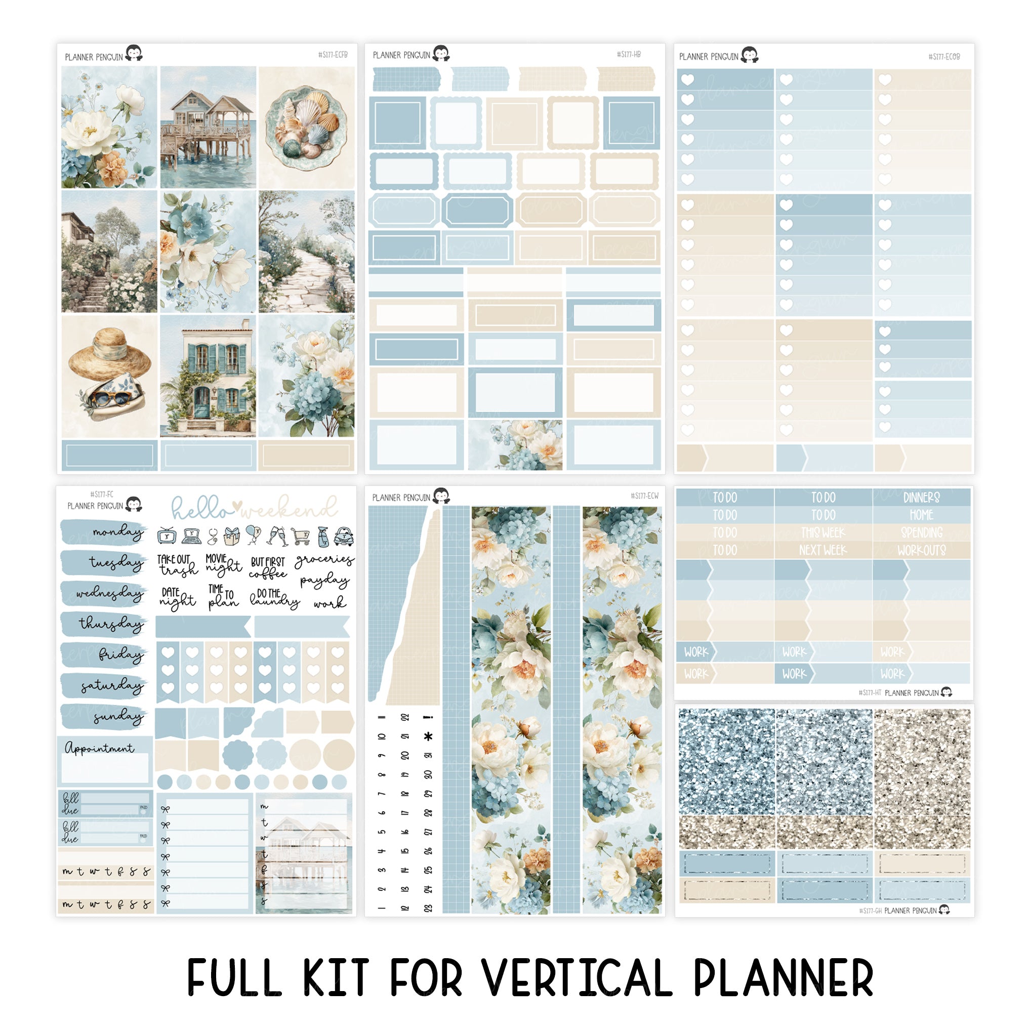 Coastal Charm Weekly Kit