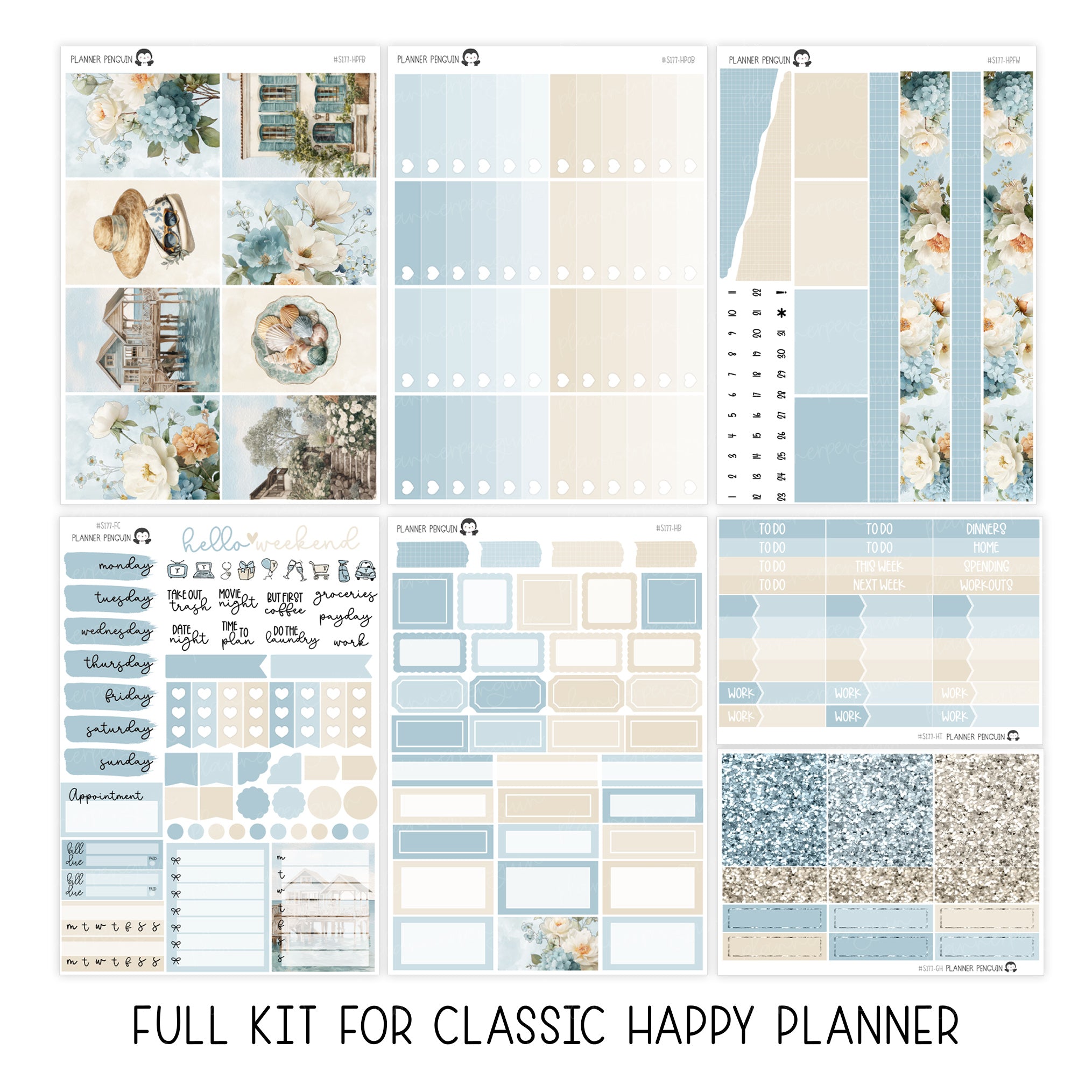 Coastal Charm Weekly Kit