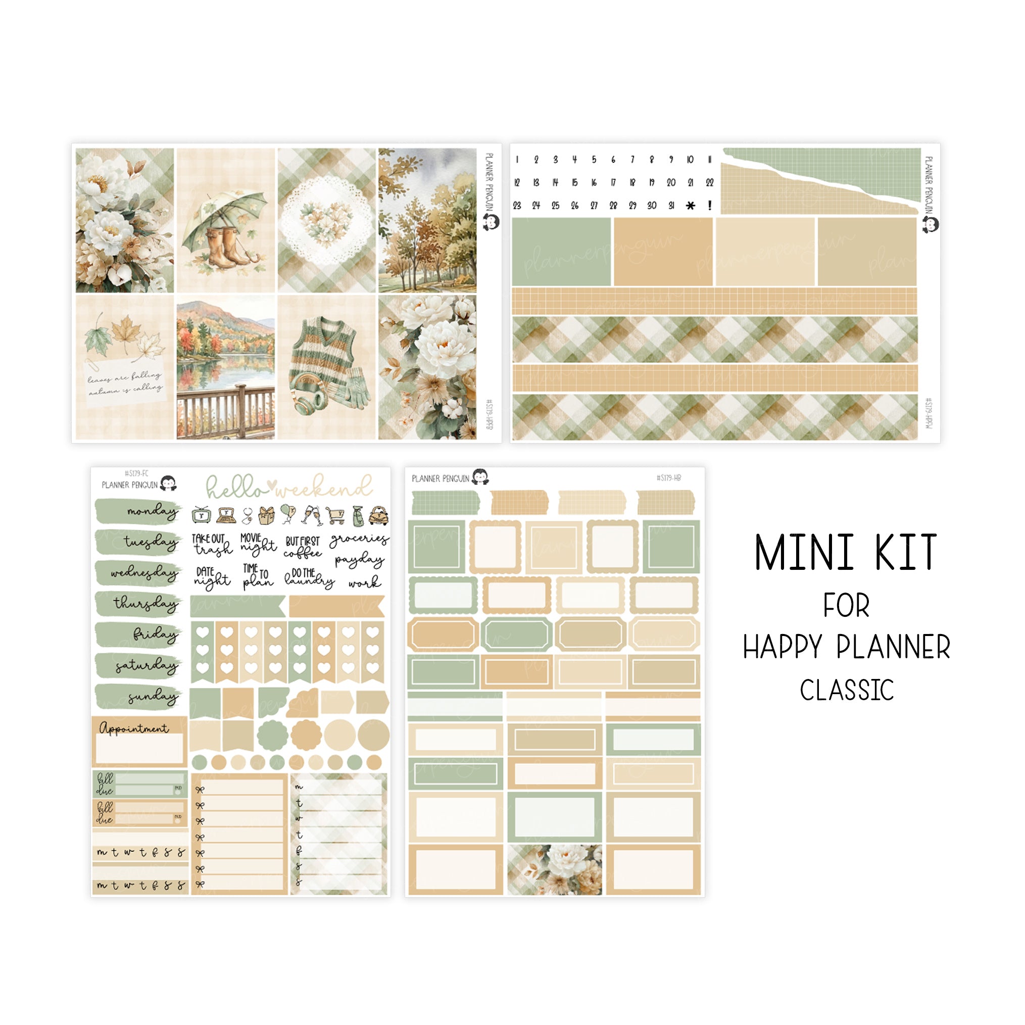 Gentle Autumn Weekly Kit