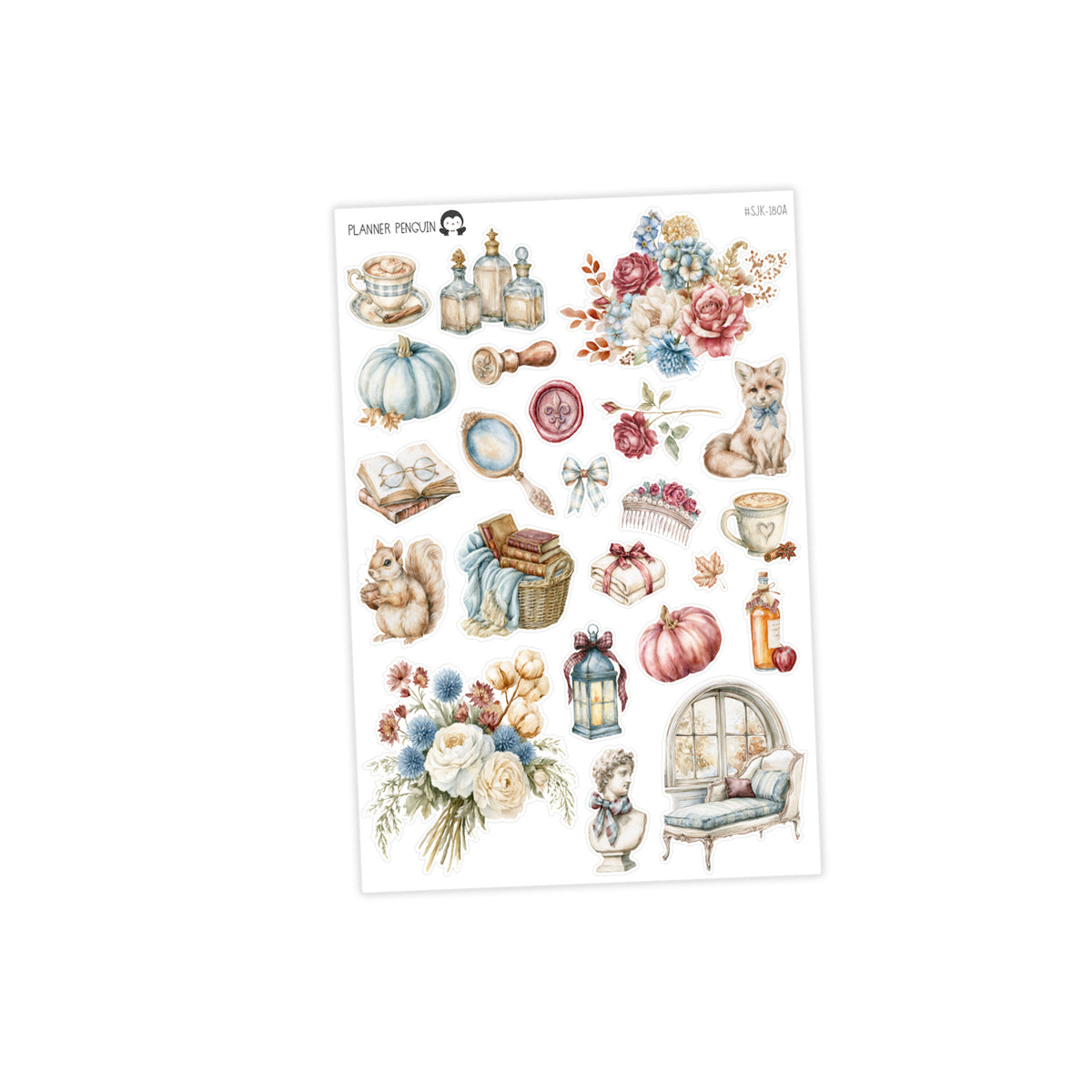 Autumn Reverie Junk Journaling Kit Stickers