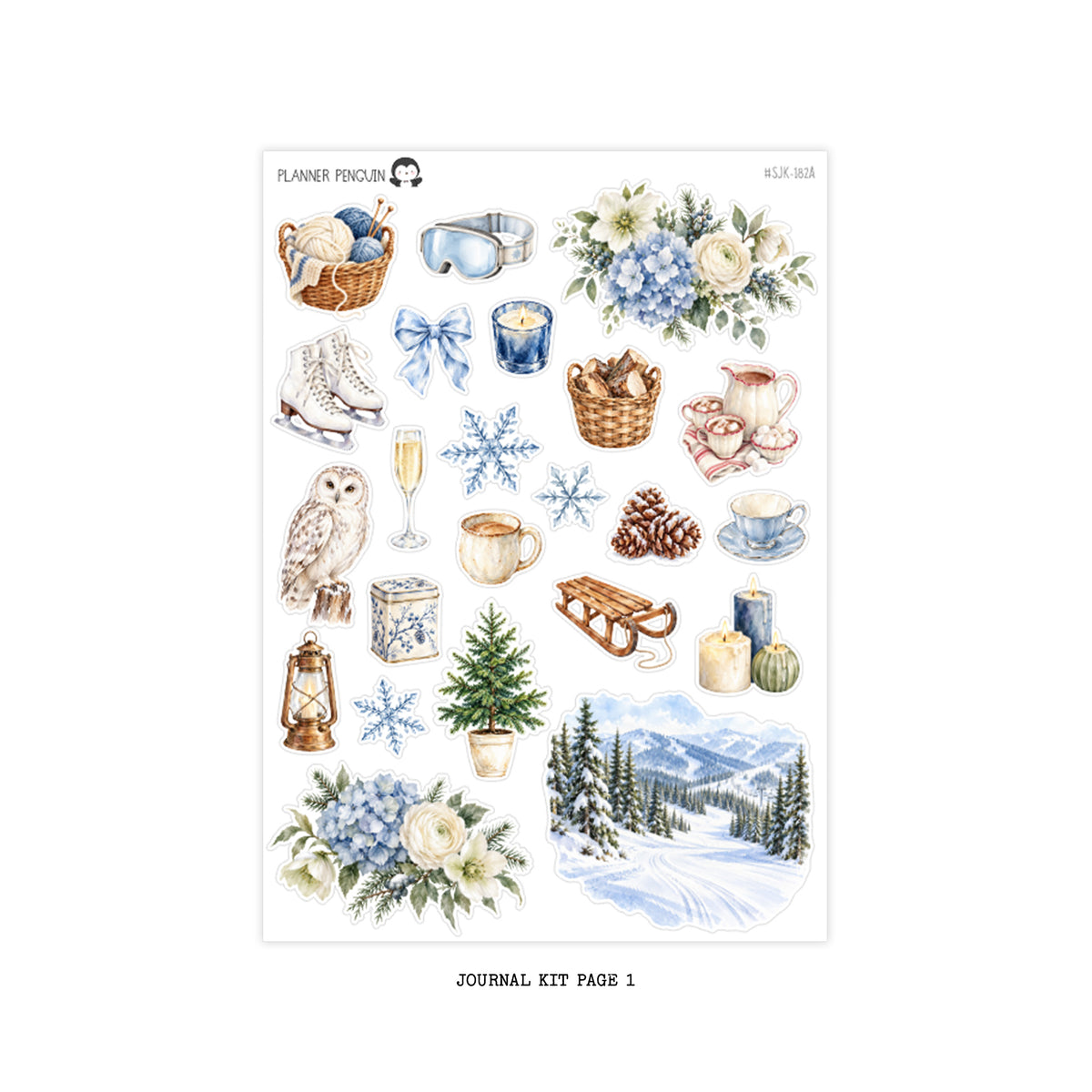 Winter Escape Journal Kit