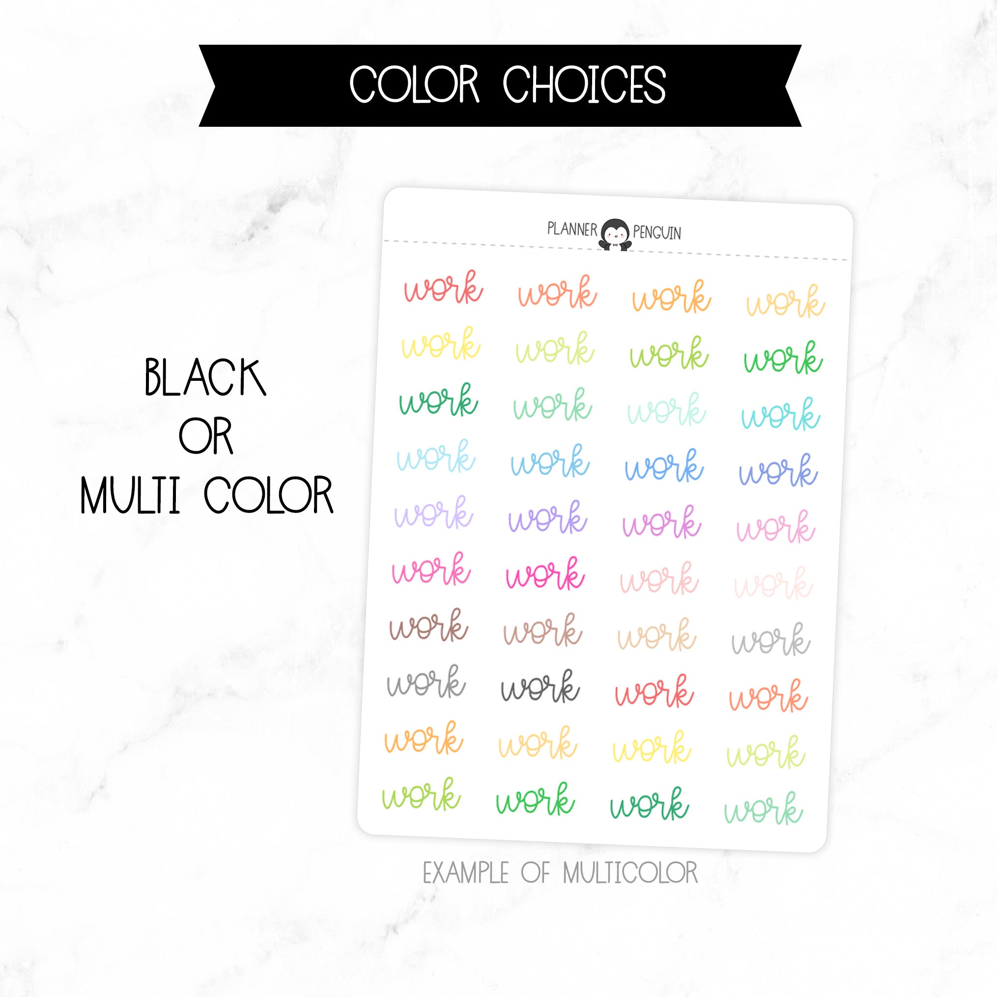 Pick up Script Stickers