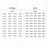 School Script Stickers
