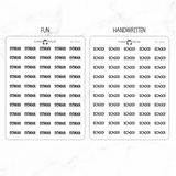 School Script Stickers