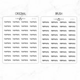 Expenses Script Stickers