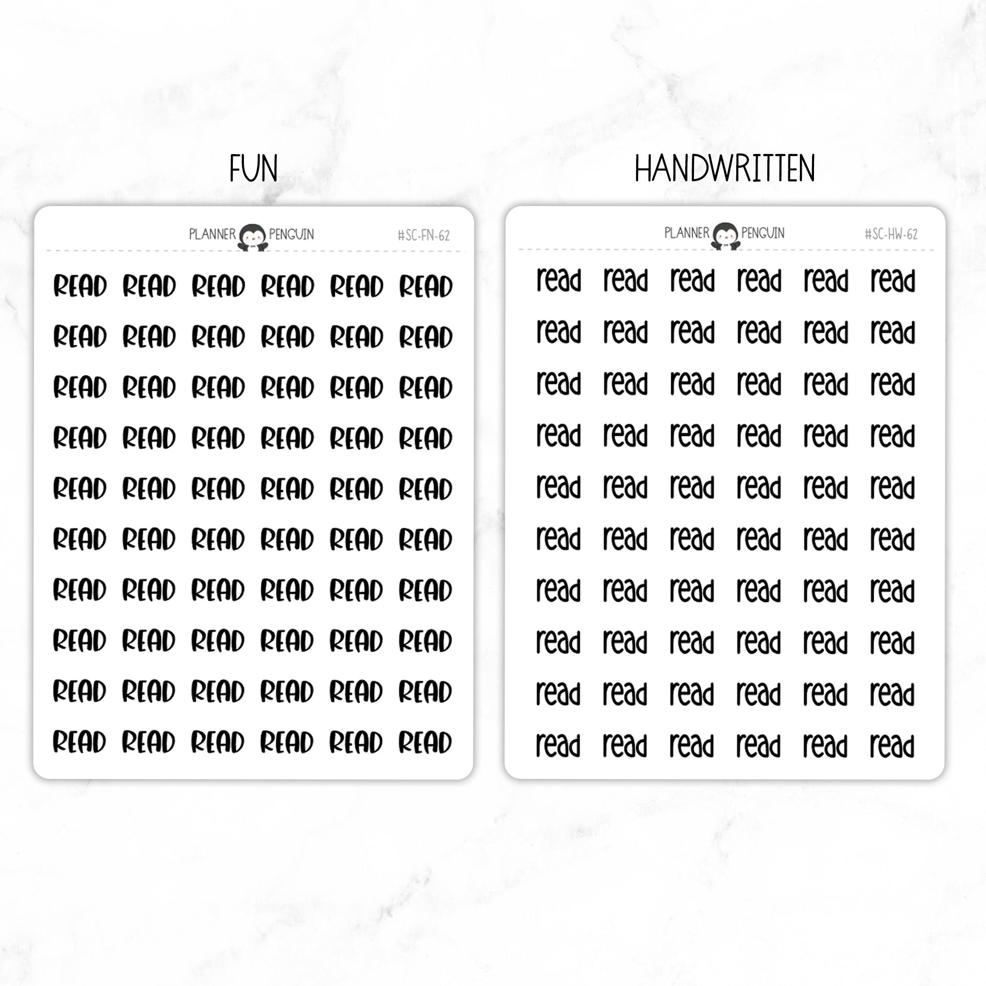 Read Script Stickers