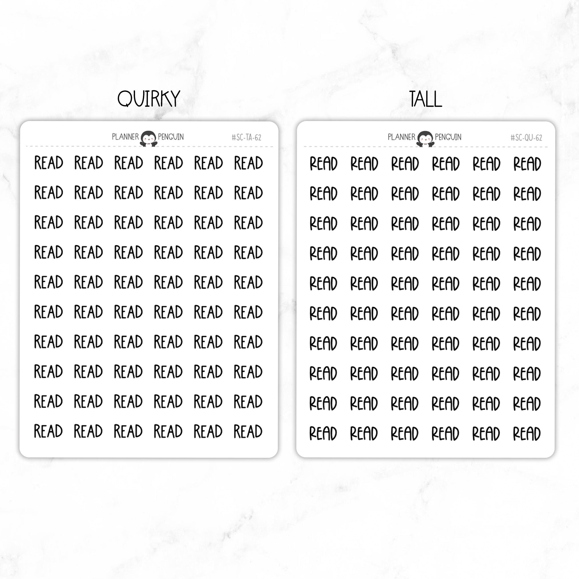Read Script Stickers
