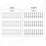 Reminder Script Stickers