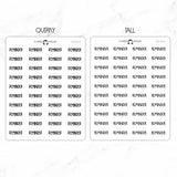 Reminder Script Stickers