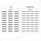 Highlights Script Stickers