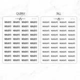 Highlights Script Stickers