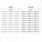 Daycare Script Stickers
