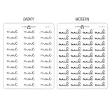 Mail Script Stickers