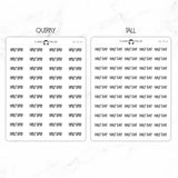 Half Day Script Stickers