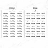 Trash Day Script Stickers