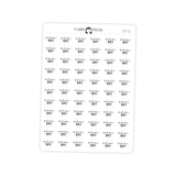 Arm Day Fitness Typography stickers