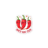 Spicy Book Club Vinyl Die Cut Sticker