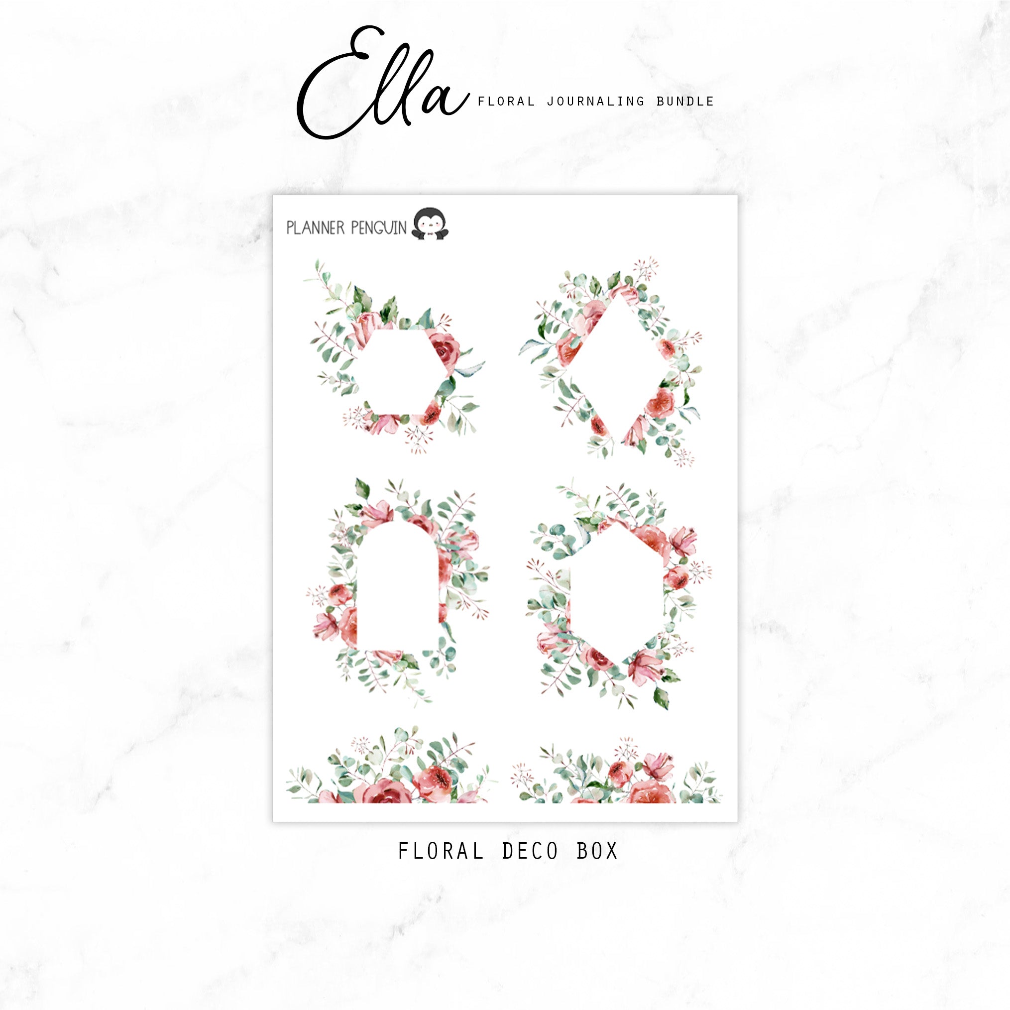 Ella Floral Journaling Bundle | #FB-01