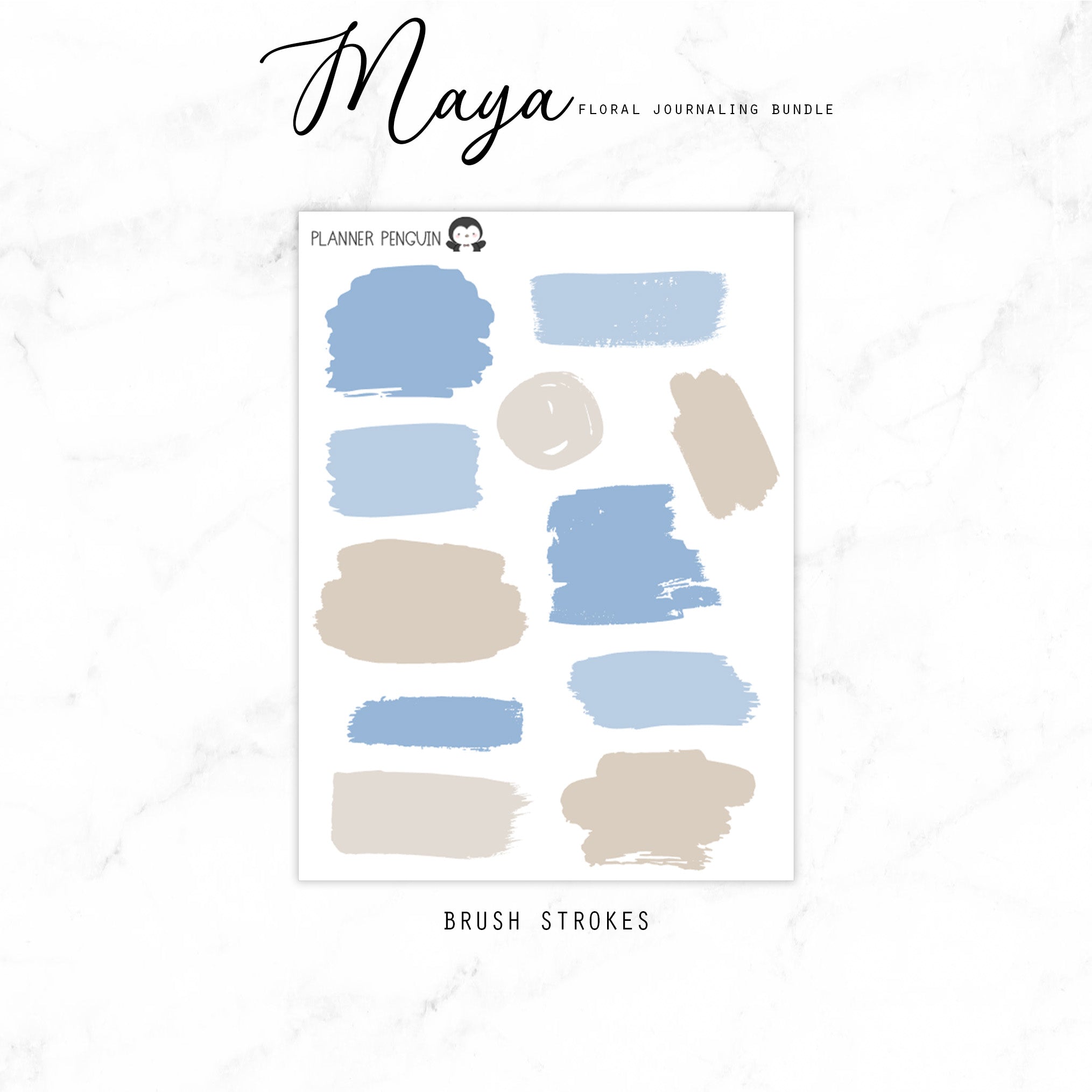 Maya Floral Journaling Bundle | #FB-02