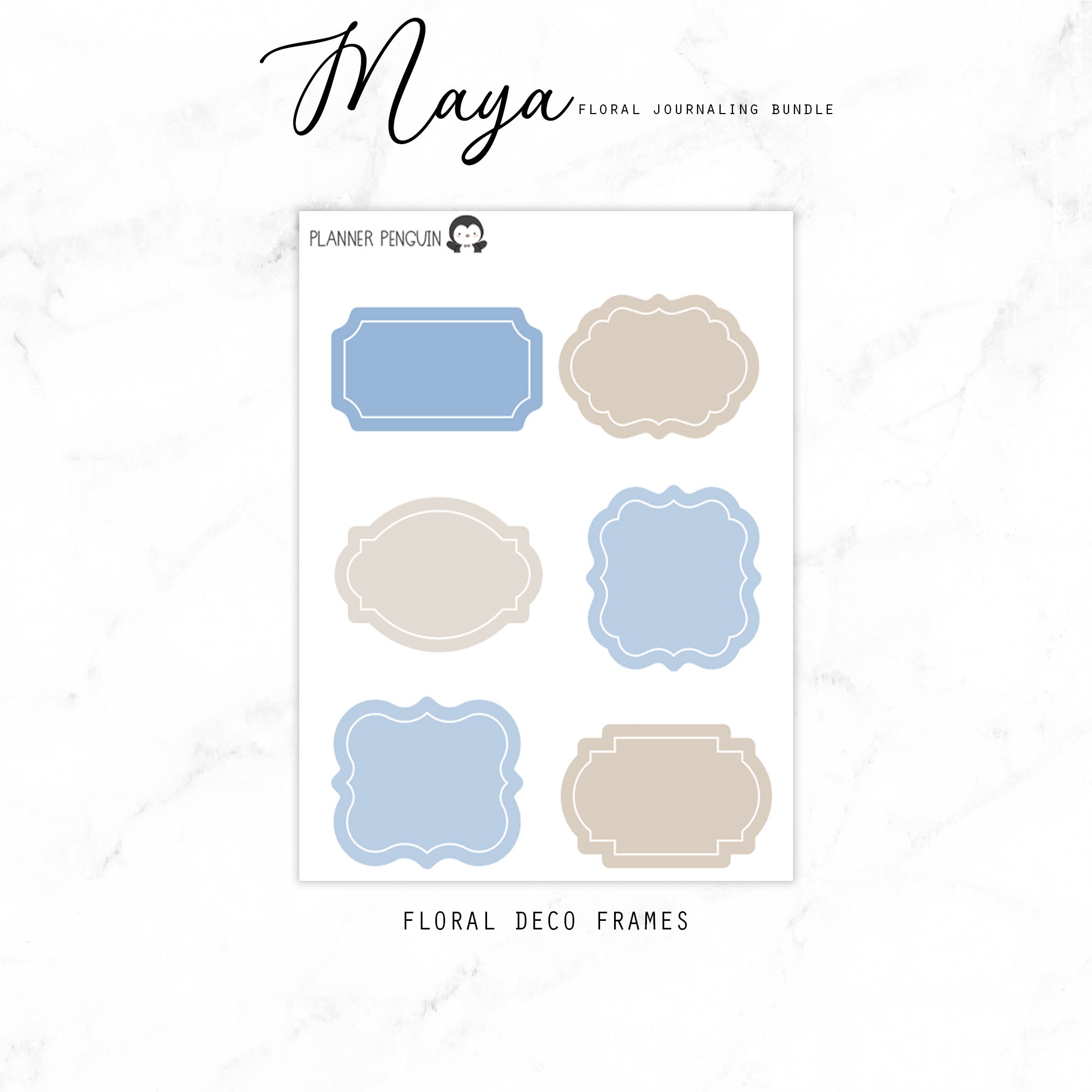 Maya Floral Journaling Bundle | #FB-02