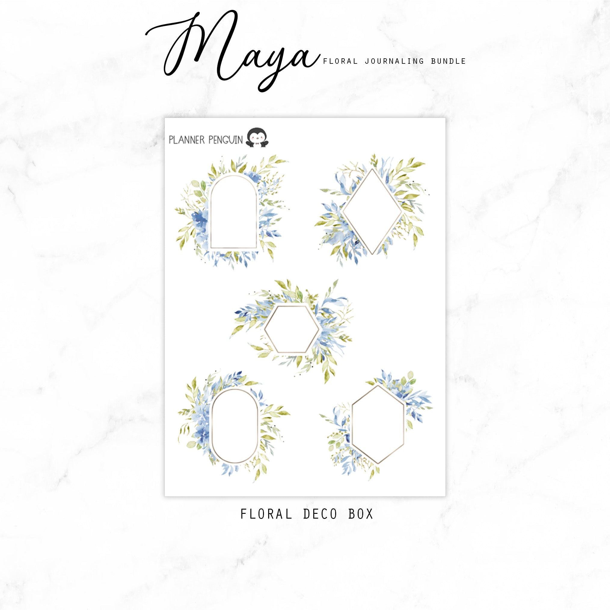 Maya Floral Journaling Bundle | #FB-02