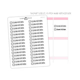 Clean Kitchen Checkbox Text Stickers
