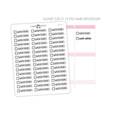 Wash Dishes Checkbox Text Stickers