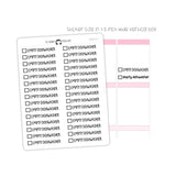 Empty Dishwasher Checkbox Text Stickers