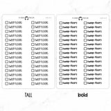 Sweep Floors Checkbox Text Stickers