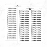 Change Bedding Checkbox Text Stickers