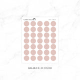 Minimal Transparent Stickers | DOTS