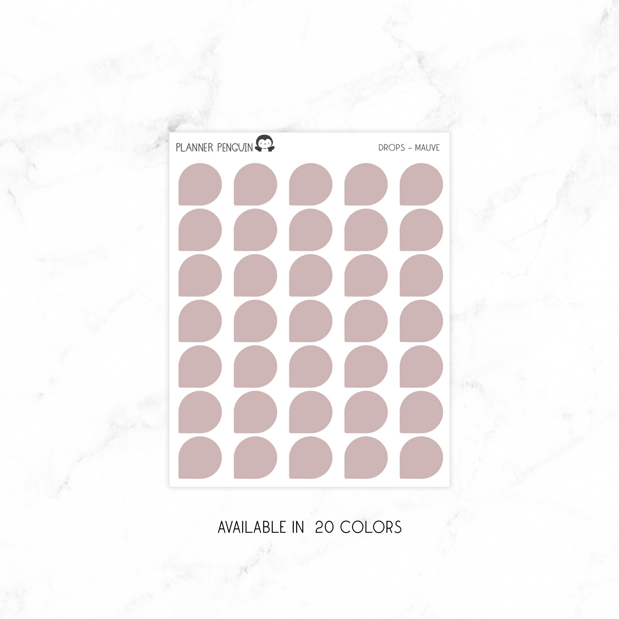 Minimal Transparent Stickers | DROPS