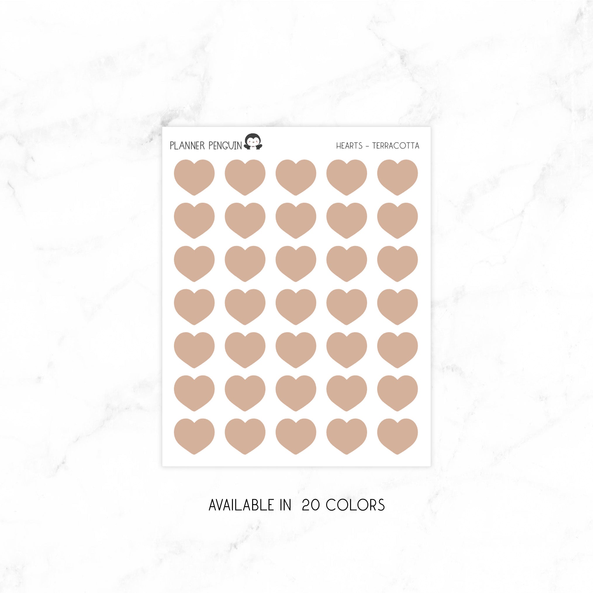 Minimal Transparent Stickers | HEARTS