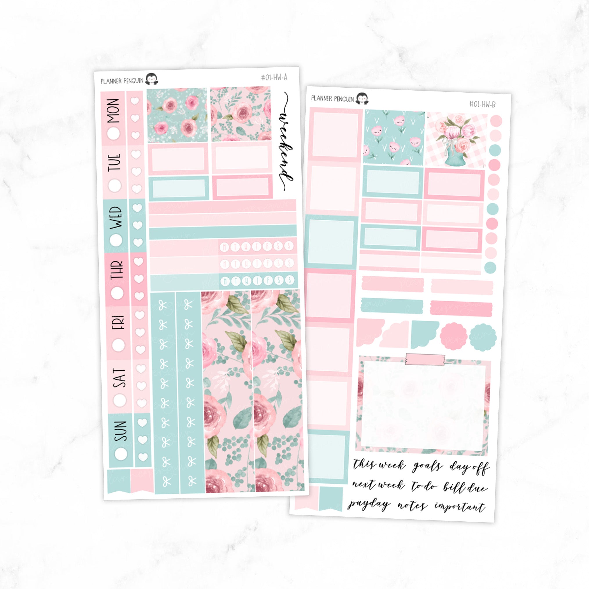 Roses Hobonichi Weeks kit