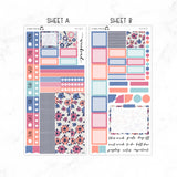 Navy and Blush Hobonichi Weeks kit