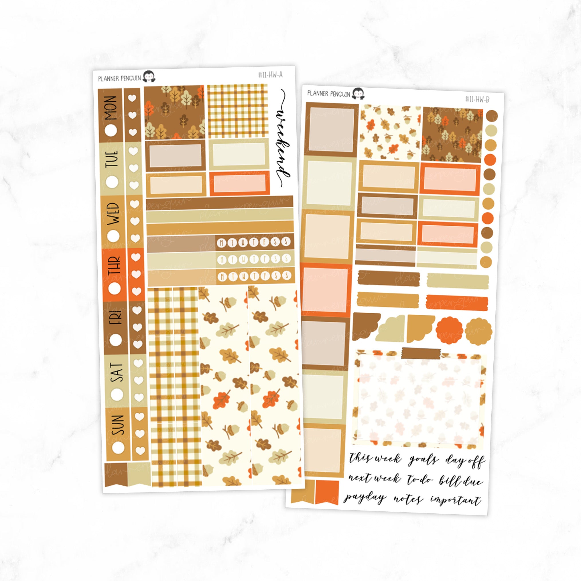 Autumn Hobonichi Weeks kit