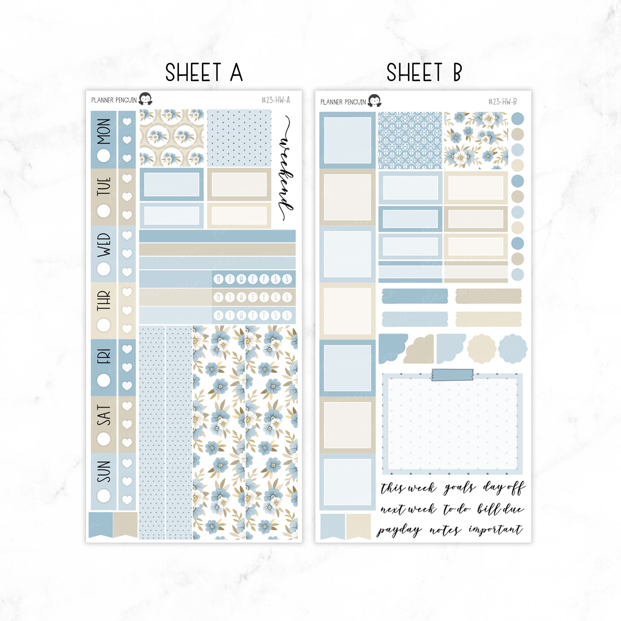 Shabby Roses Hobonichi Weeks kit