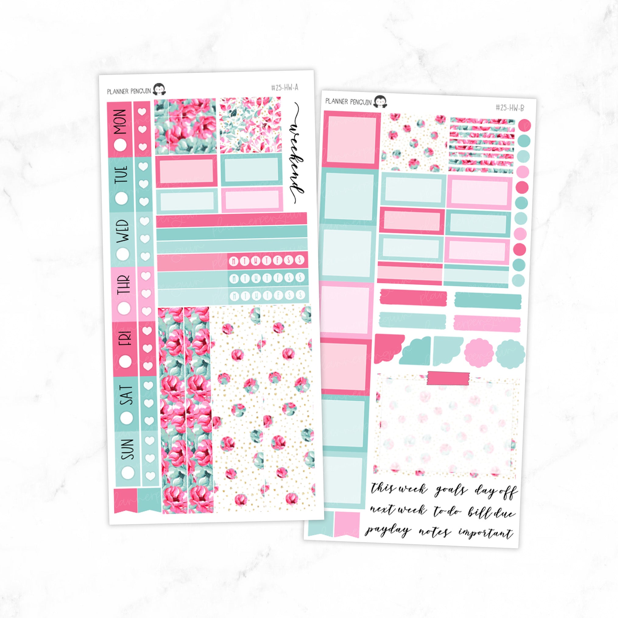 Summer Rose Hobonichi Weeks kit