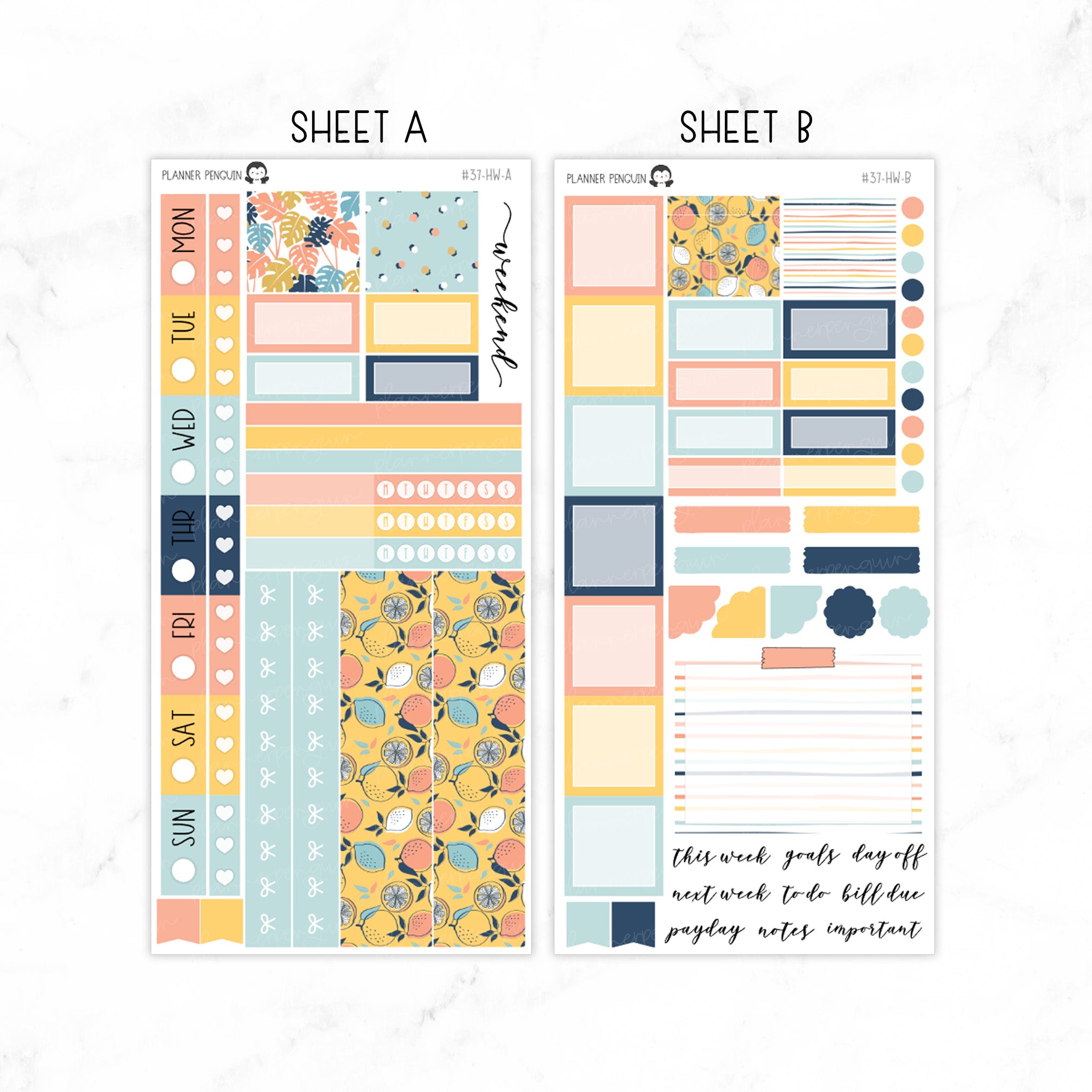 Tropical Hobonichi Weeks kit