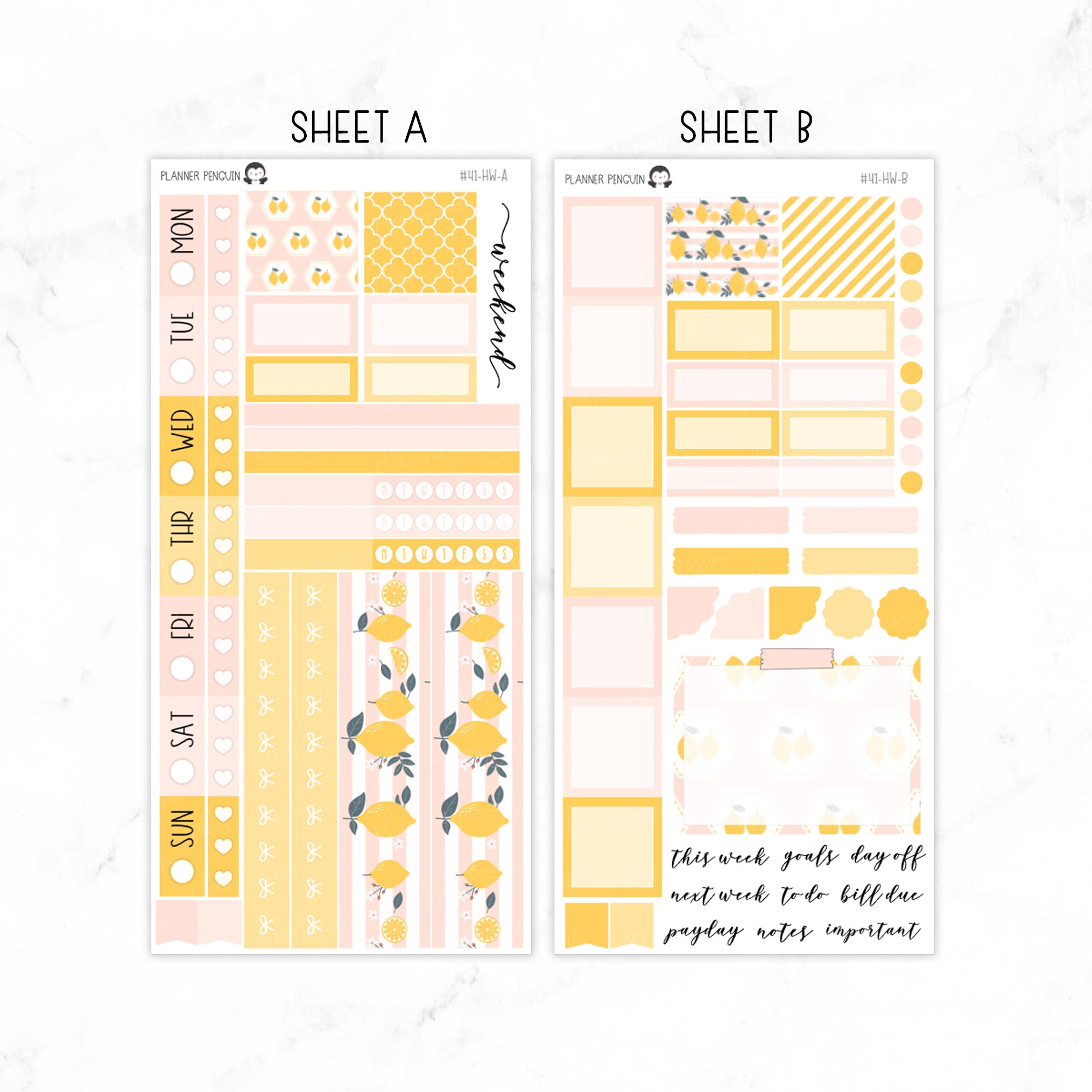 Pink Lemonade Hobonichi Weeks kit