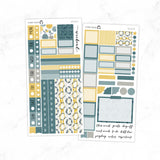 Mustard And Navy Hobonichi Weeks kit