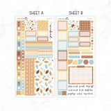 Fall Floral Hobonichi Weeks kit