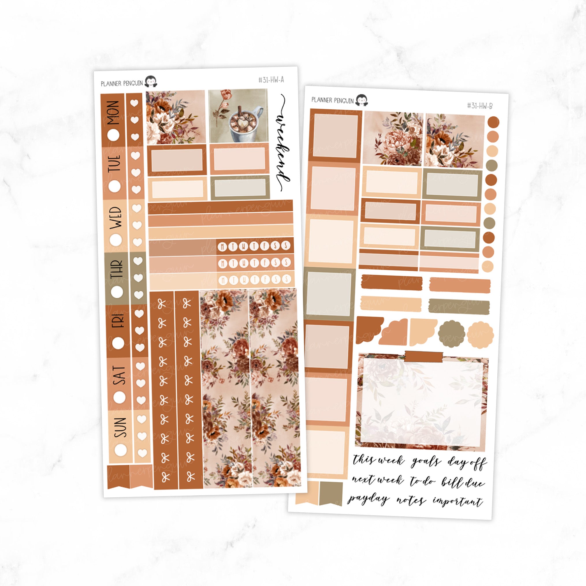 Autumn Garden Hobonichi Weeks kit