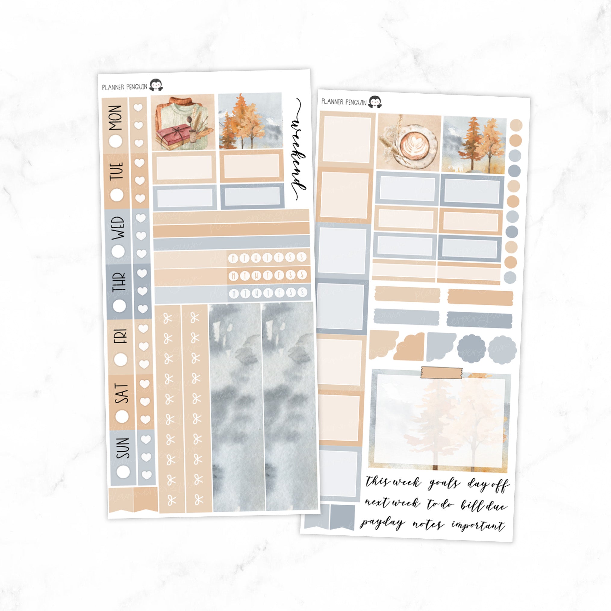 Autumn Vibes Hobonichi Weeks kit