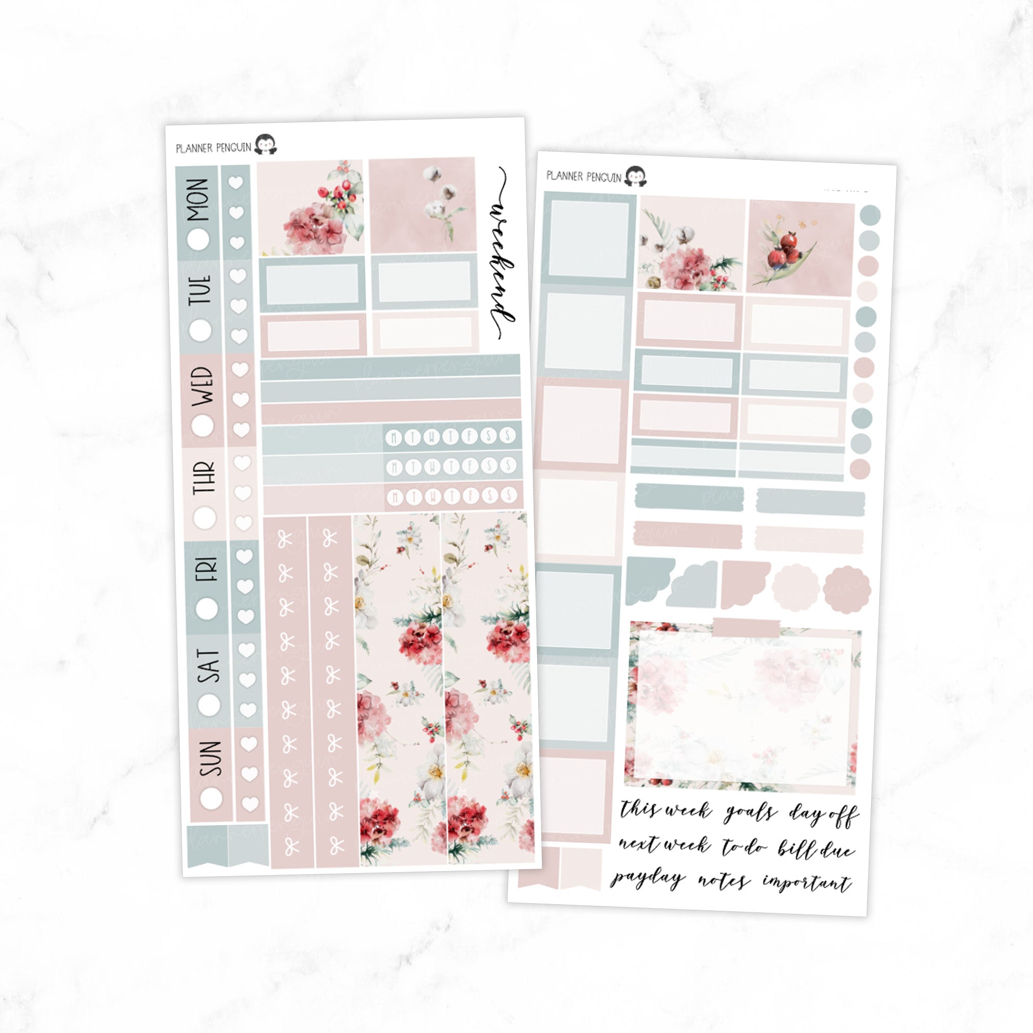 Beautiful Winter Hobonichi Weeks kit