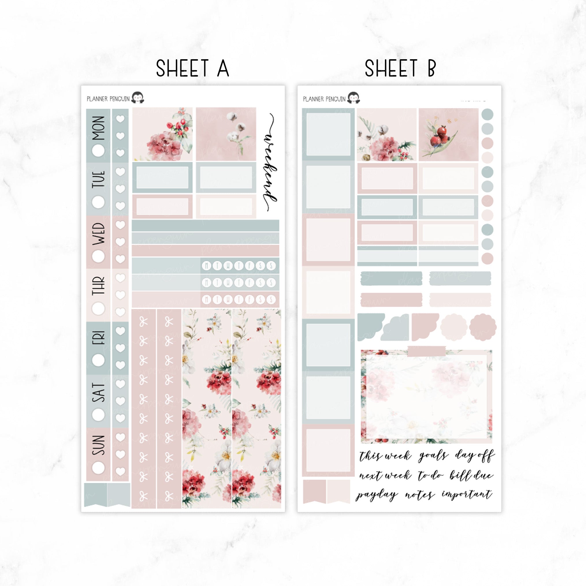 Beautiful Winter Hobonichi Weeks kit